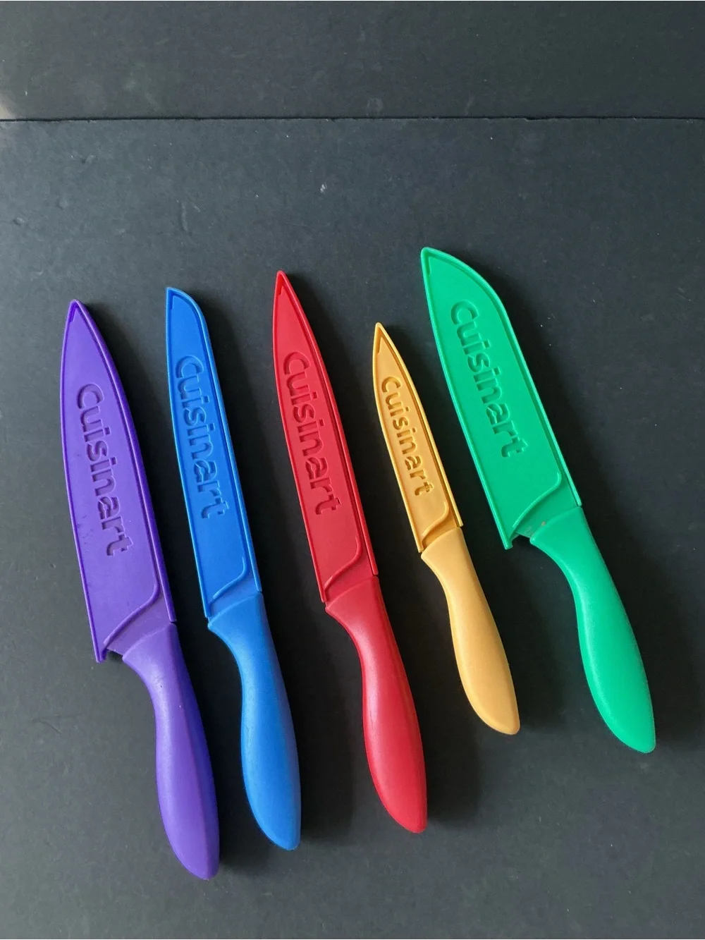 Cuisinart Colorful Knife Set — Purple, Blue, Red, Yellow, Green